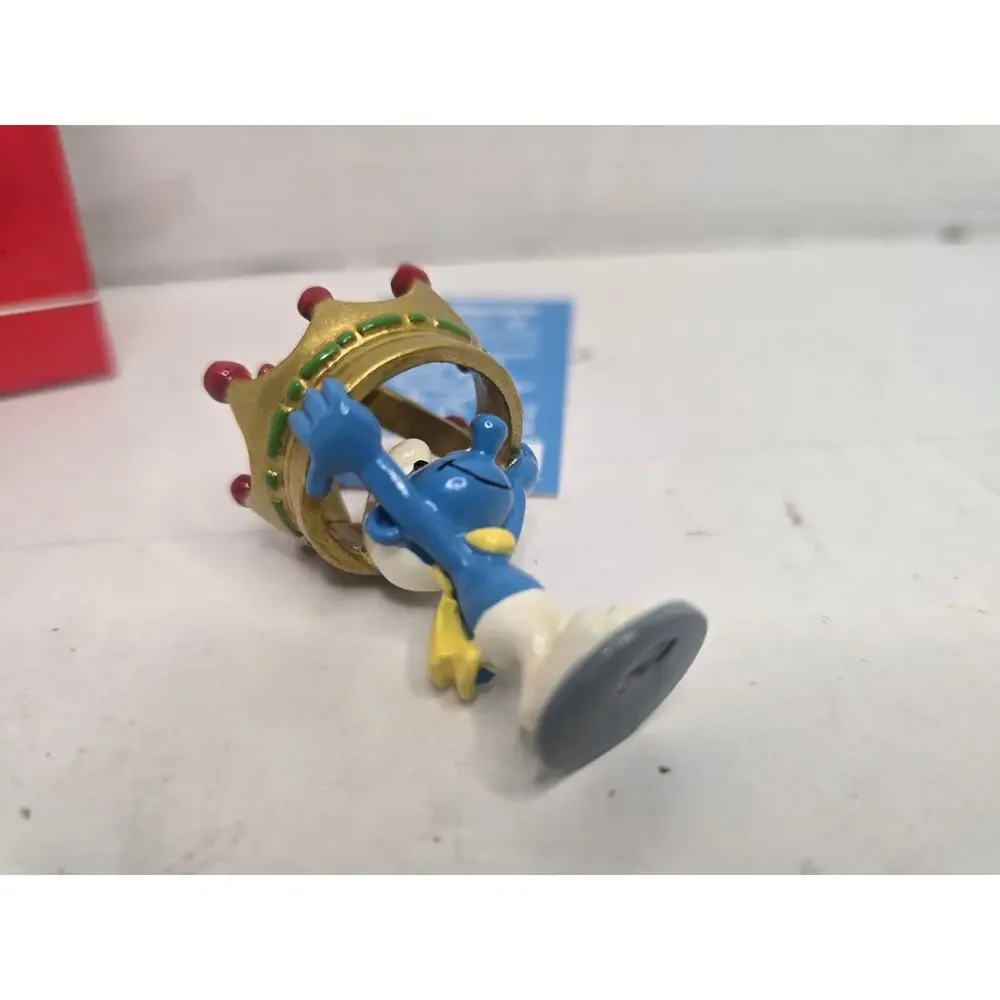 Pixi Mini, Smurf with King Crown in Box with numbered COA from France
